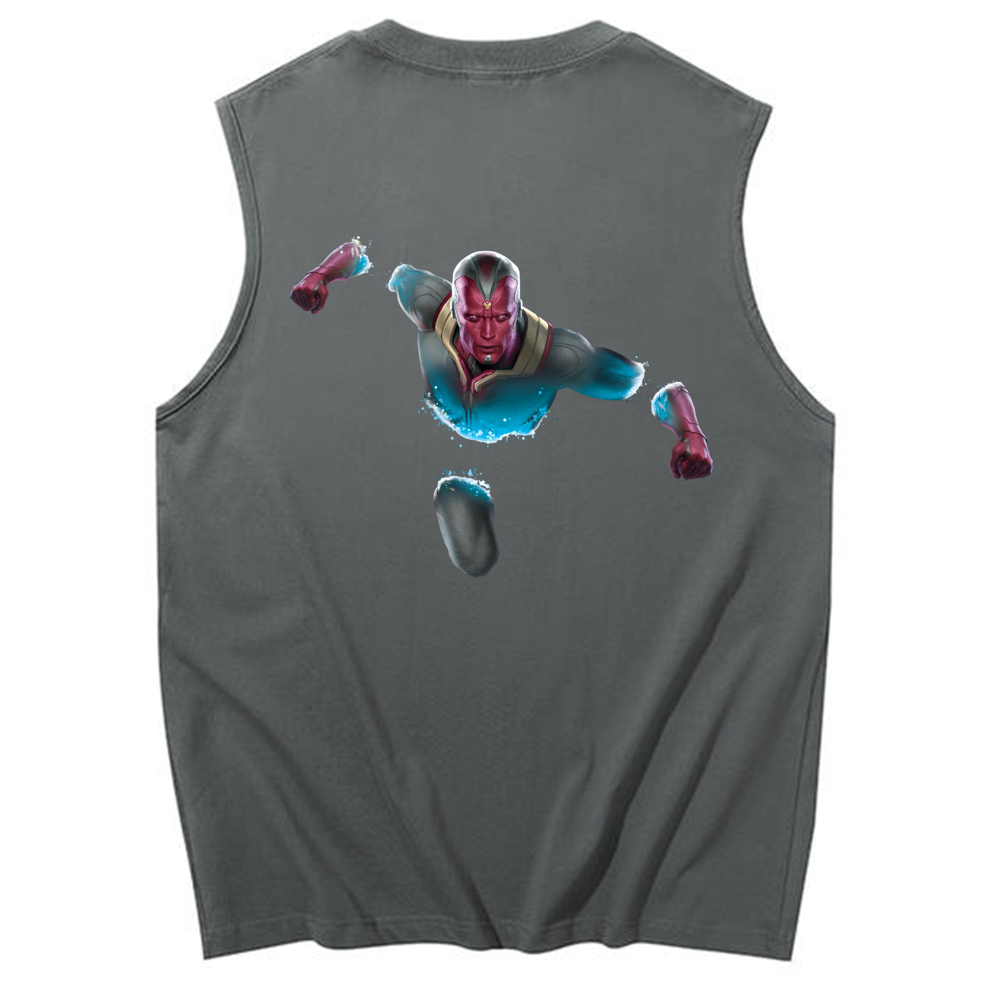 （画像用） アベンジャーズ The Avengers コットン100％タンクトップ（背面プリント）